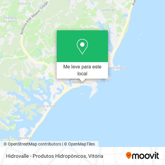 Hidrovalle - Produtos Hidropônicos mapa