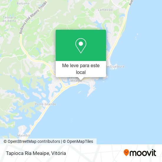 Tapioca Ria Meaipe mapa