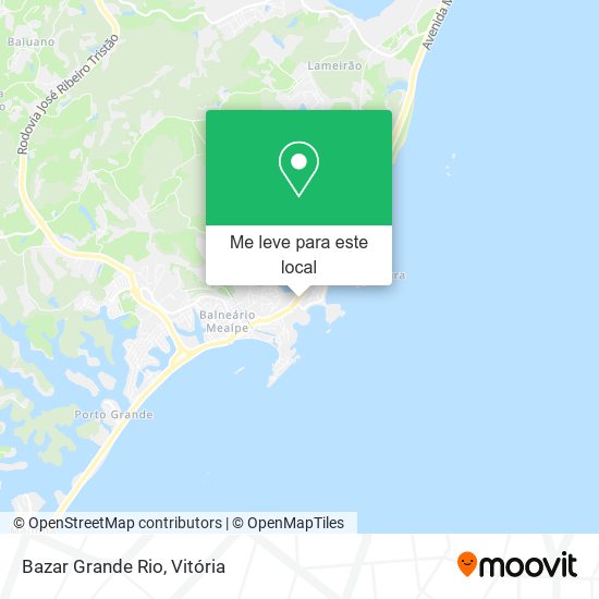 Bazar Grande Rio mapa