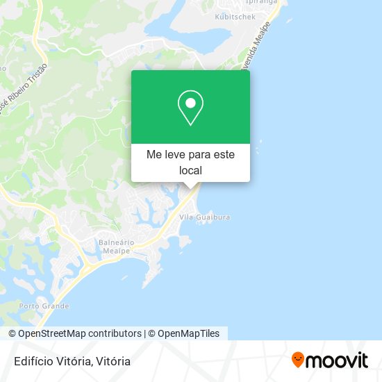 Edifício Vitória mapa