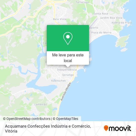 Acquamare Confecções Indústria e Comércio mapa