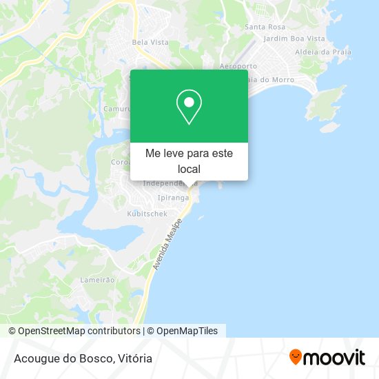 Acougue do Bosco mapa