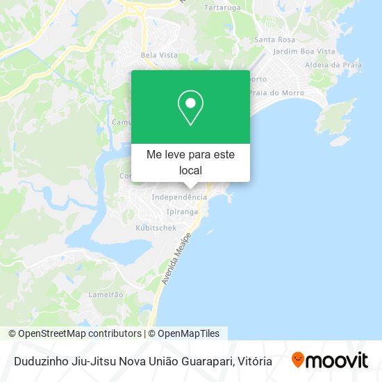 Duduzinho Jiu-Jitsu Nova União Guarapari mapa