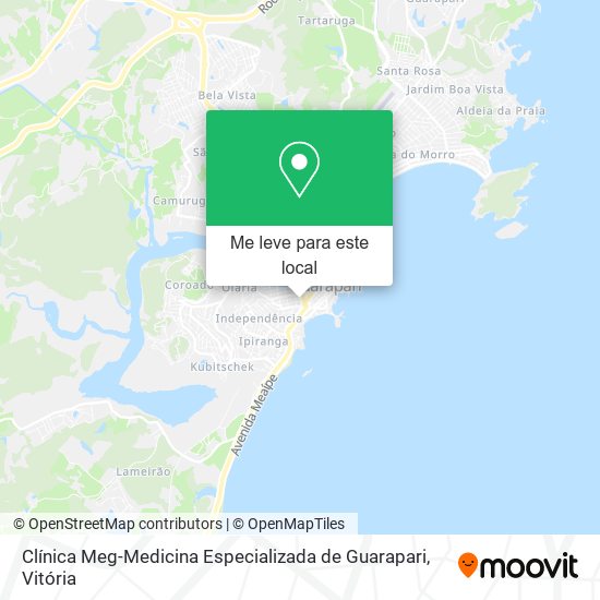 Clínica Meg-Medicina Especializada de Guarapari mapa