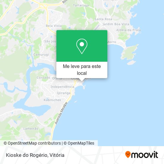 Kioske do Rogério mapa