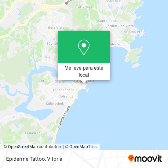 Epiderme Tattoo mapa