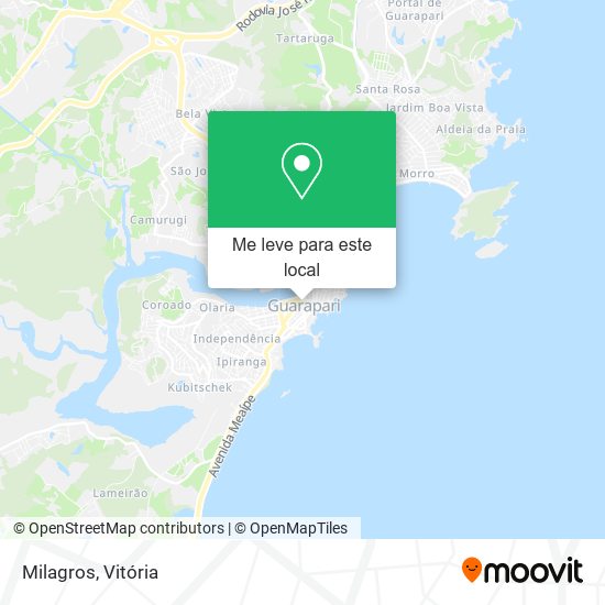 Milagros mapa