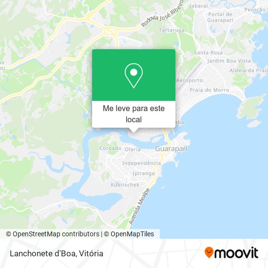 Lanchonete d'Boa mapa