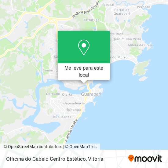 Officina do Cabelo Centro Estético mapa