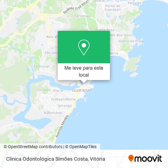 Clínica Odontológica Simões Costa mapa