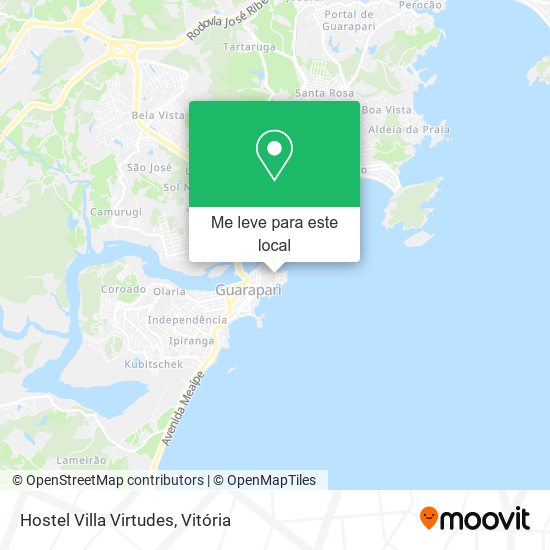 Hostel Villa Virtudes mapa
