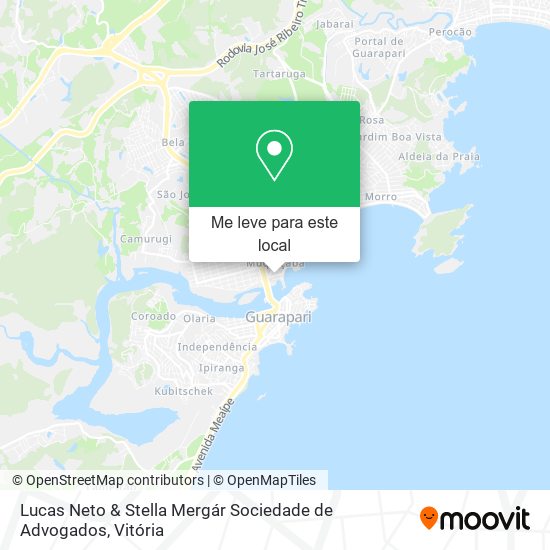 Lucas Neto & Stella Mergár Sociedade de Advogados mapa