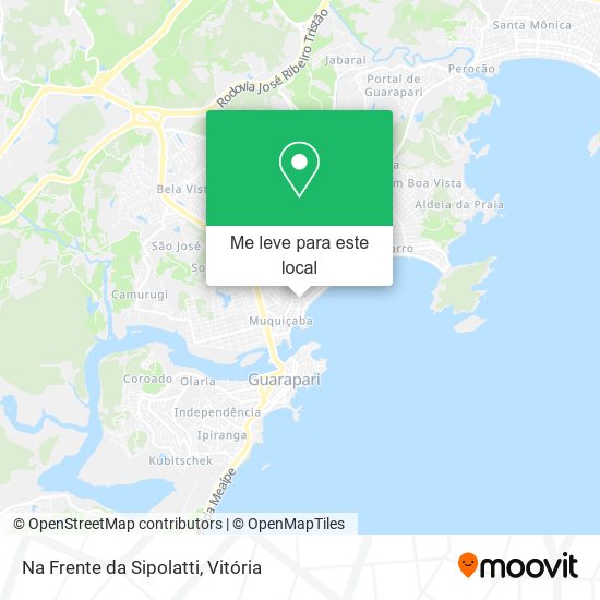Na Frente da Sipolatti mapa