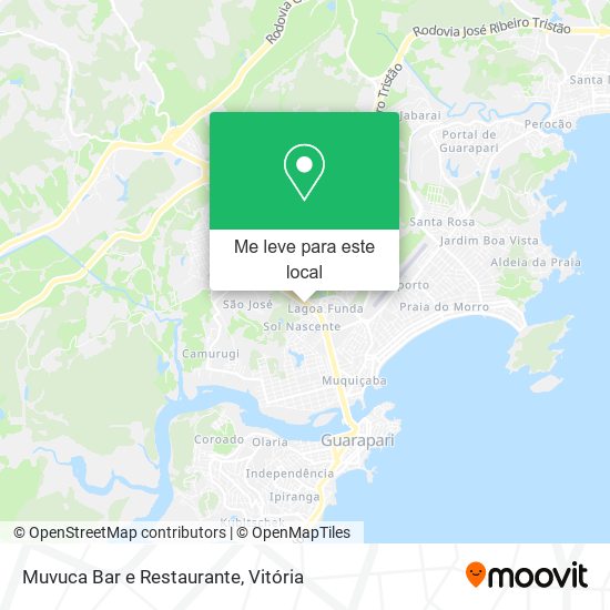 Muvuca Bar e Restaurante mapa