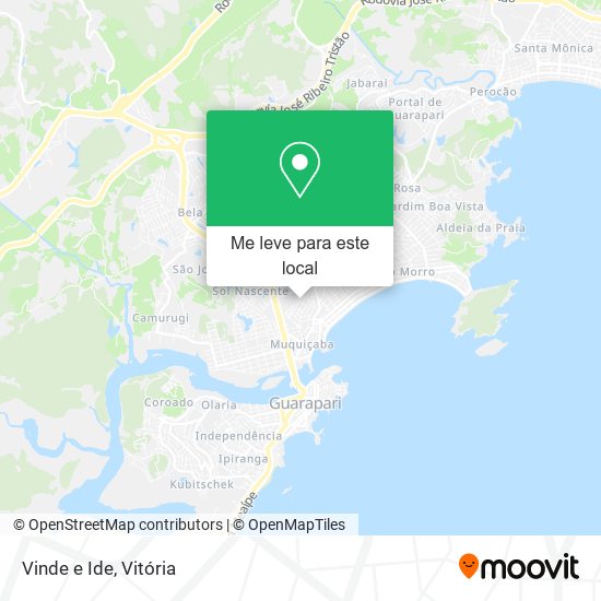 Vinde e Ide mapa