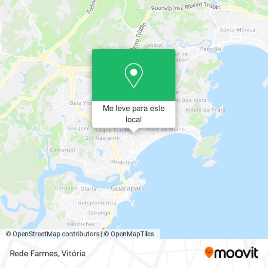 Rede Farmes mapa