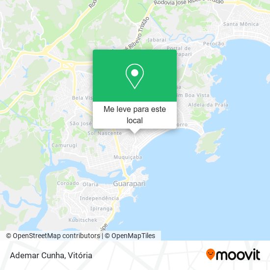 Ademar Cunha mapa