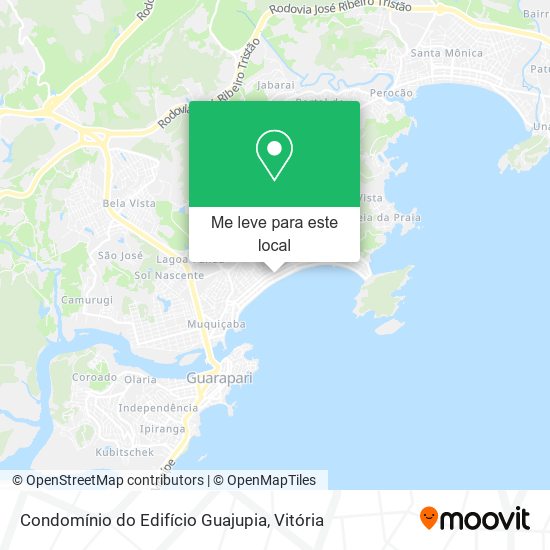 Condomínio do Edifício Guajupia mapa