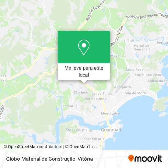 Globo Material de Construção mapa