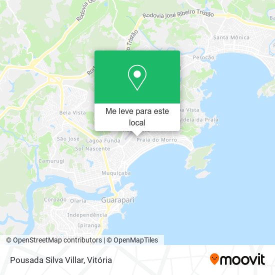 Pousada Silva Villar mapa
