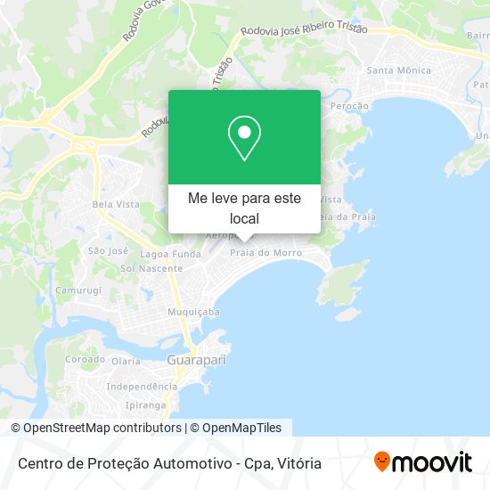 Centro de Proteção Automotivo - Cpa mapa