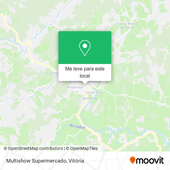 Multishow Supermercado mapa