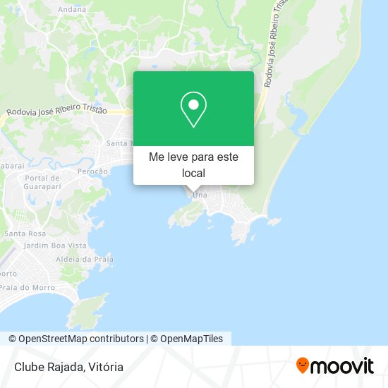 Clube Rajada mapa