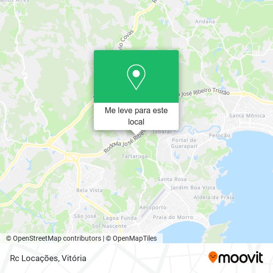 Rc Locações mapa