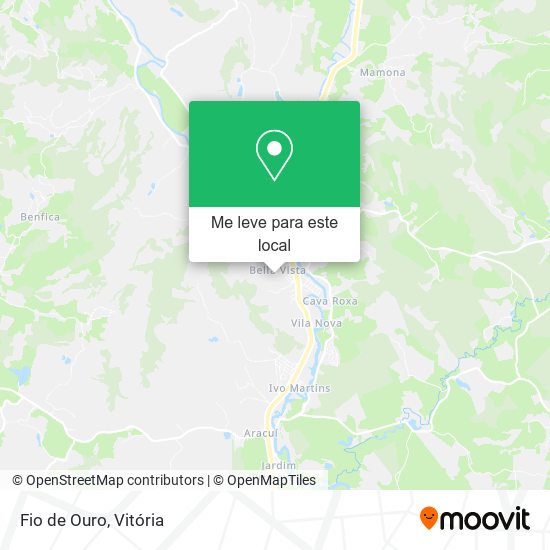 Fio de Ouro mapa
