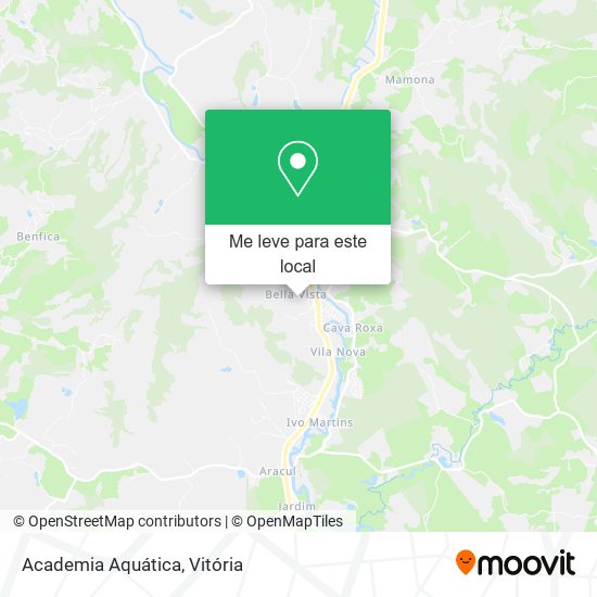 Academia Aquática mapa