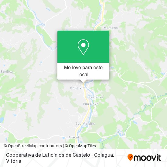 Cooperativa de Laticínios de Castelo - Colagua mapa