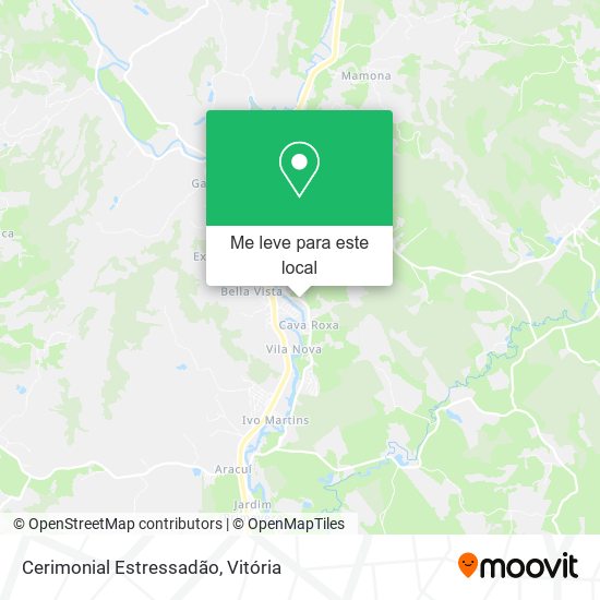 Cerimonial Estressadão mapa