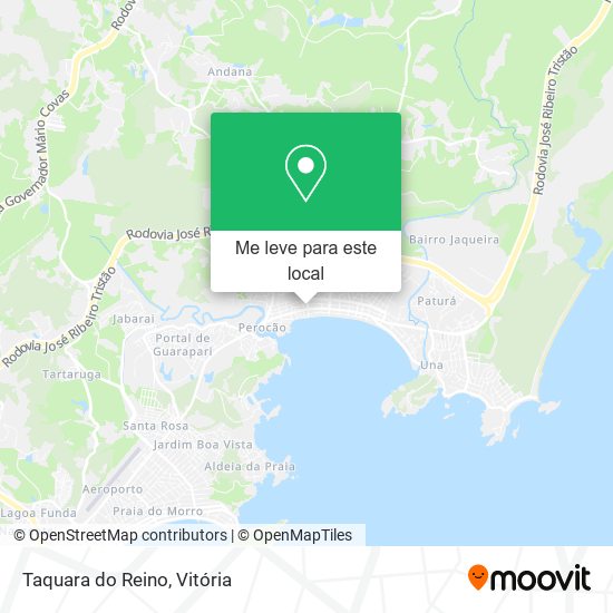 Taquara do Reino mapa