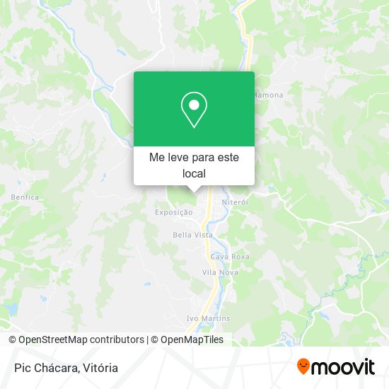 Pic Chácara mapa