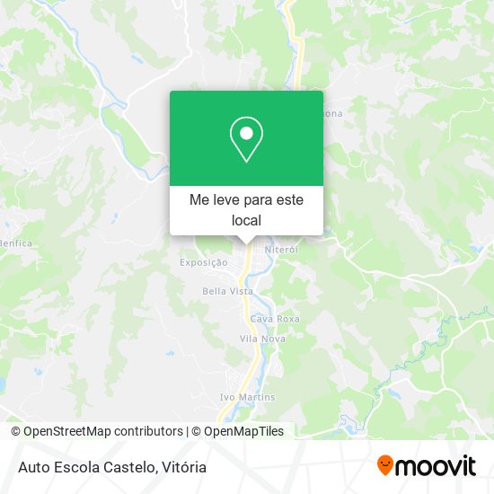 Auto Escola Castelo mapa