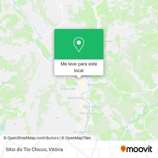 Sítio do Tio Chicco mapa