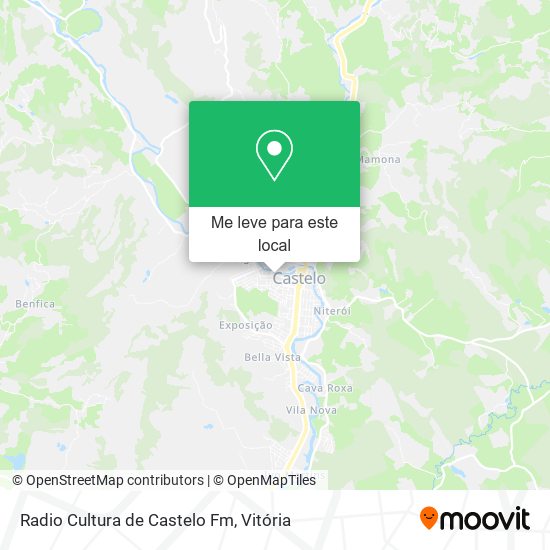 Radio Cultura de Castelo Fm mapa