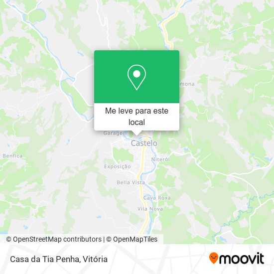 Casa da Tia Penha mapa