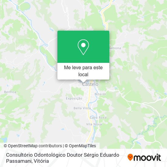 Consultório Odontológico Doutor Sérgio Eduardo Passamani mapa