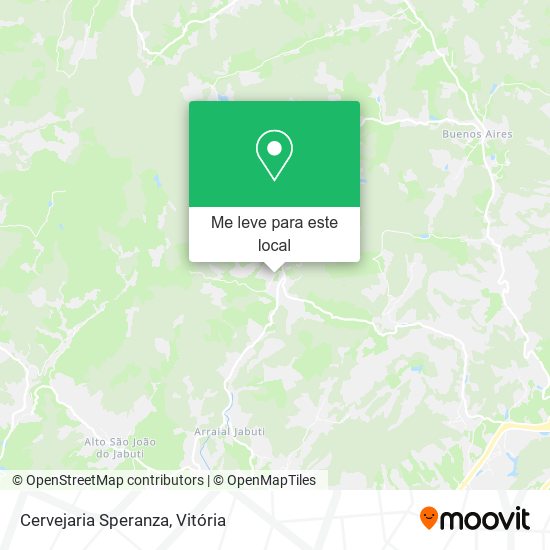 Cervejaria Speranza mapa