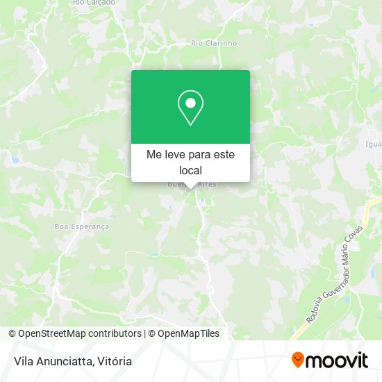 Vila Anunciatta mapa