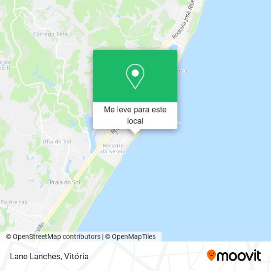 Lane Lanches mapa