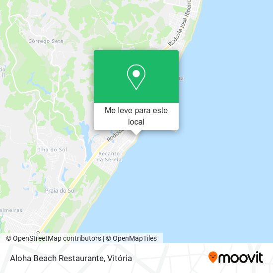 Aloha Beach Restaurante mapa