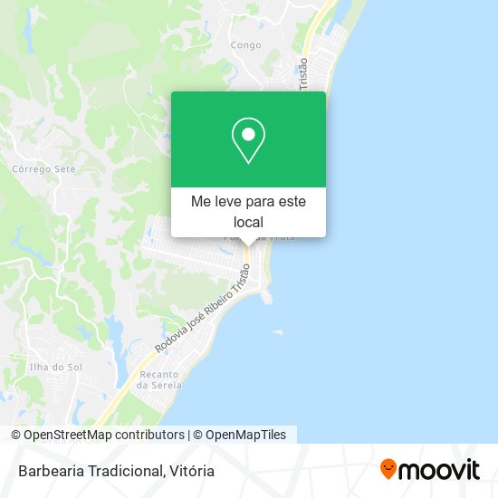 Barbearia Tradicional mapa