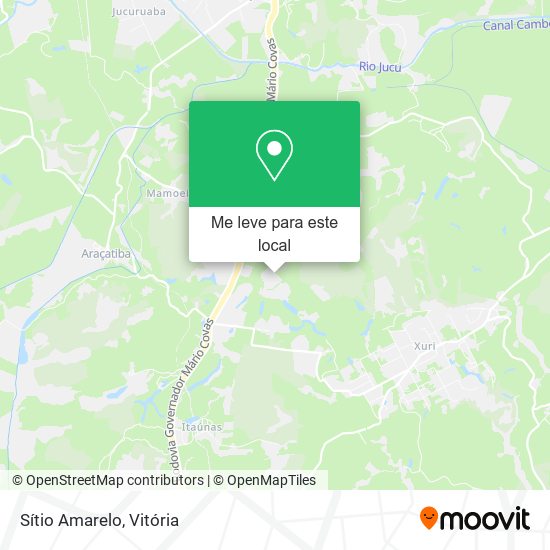 Sítio Amarelo mapa