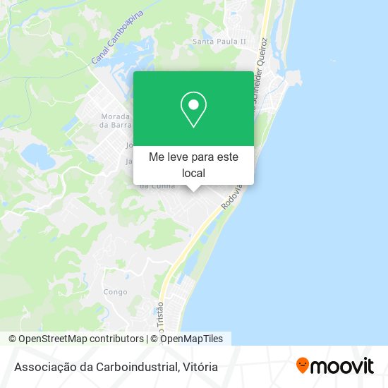Associação da Carboindustrial mapa