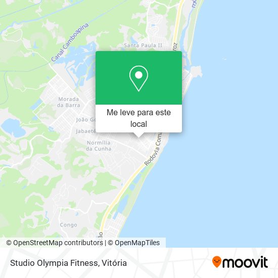 Studio Olympia Fitness mapa