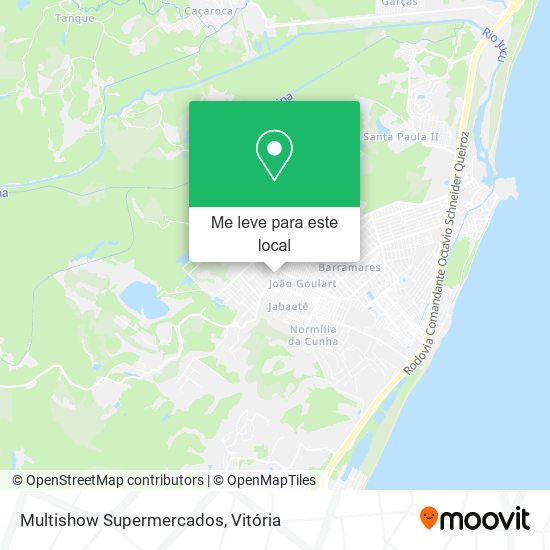 Multishow Supermercados mapa