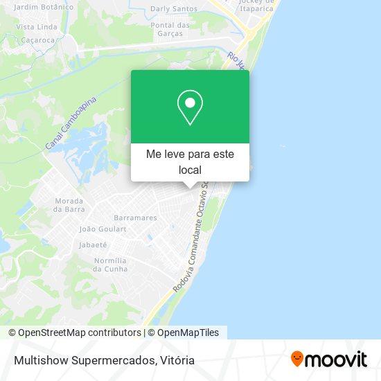 Multishow Supermercados mapa