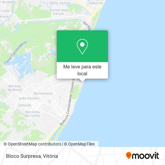 Bloco Surpresa mapa